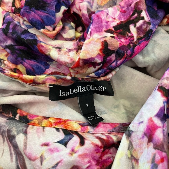 Isabella Oliver Maternity Mid-length floral dress - Picture 2 of 3